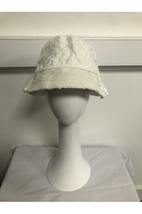 Hand Painted Silk Devore Hat 