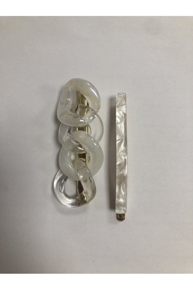 JAYLEY Cream Handmade Hair Clip