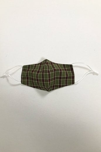 Khaki Reusable Fashion Face Mask with Filter Pocket
