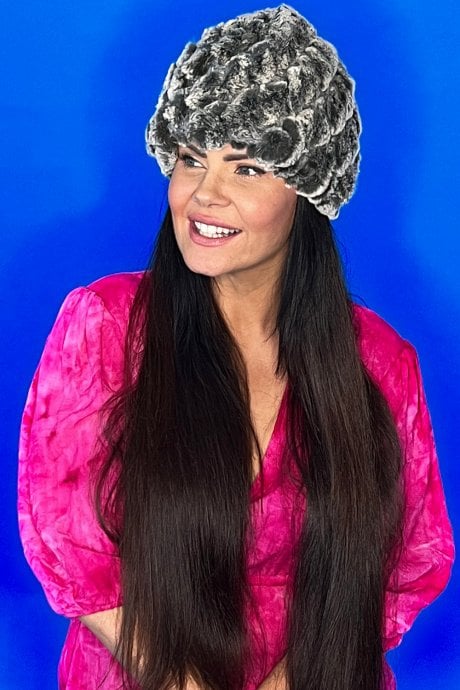 Knitted Fur Hat
