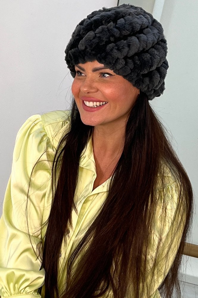 JAYLEY Knitted Fur Hat