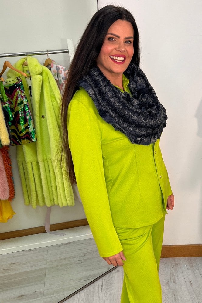 JAYLEY Knitted Mohair Snood