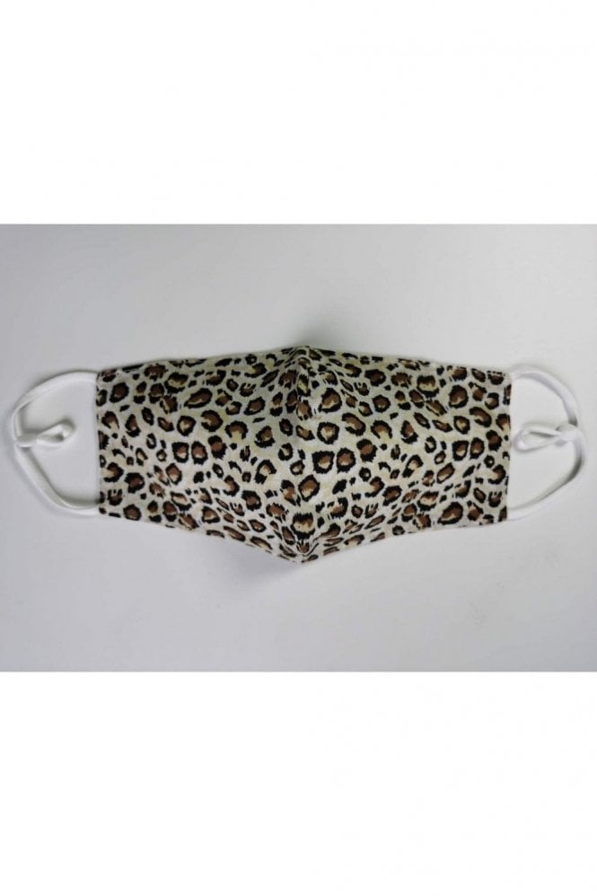 JAYLEY Leopard Print Animal Print Reusable Fashion Face Mask