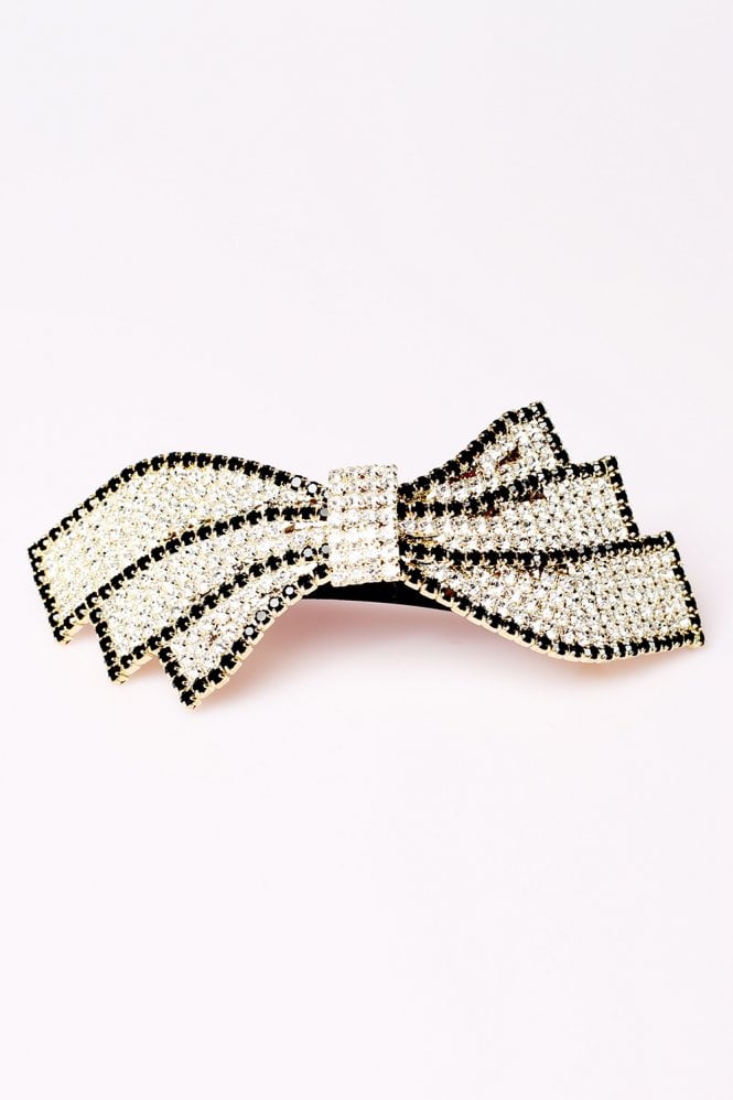 JAYLEY Limited Hand Made Faux Pearl And Crystal Hair Clip