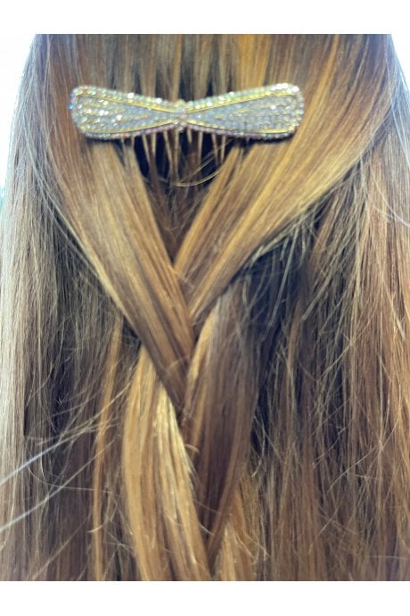 Lola Limited Gold -Tone Crystal Hair Slider