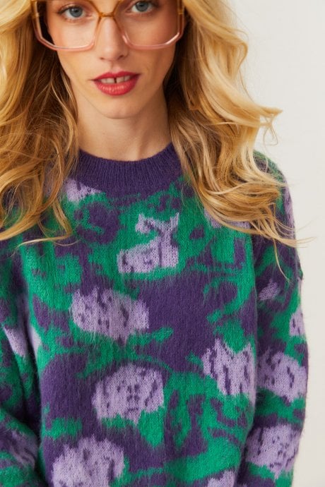 Lucy Brushed Cashmere Oversized Jumper