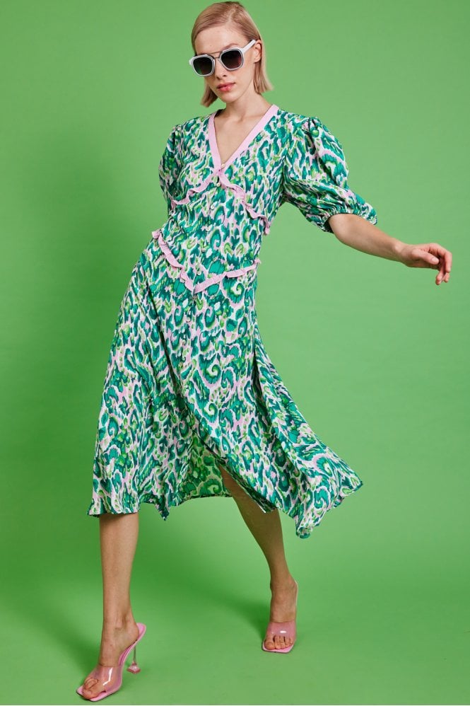 JAYLEY Maxi Ruffle Dress