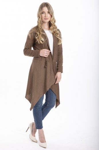 Mocha Cashmere Cardigan