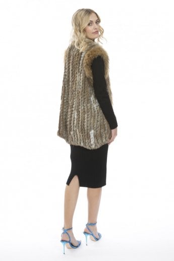 Mocha Fox and Coney Fur Gilet