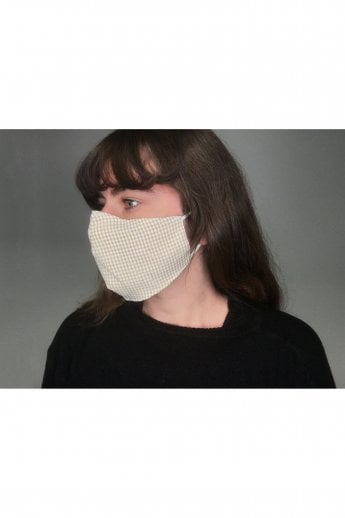 Mocha Gingham Reusable Adults Fashion Face Mask