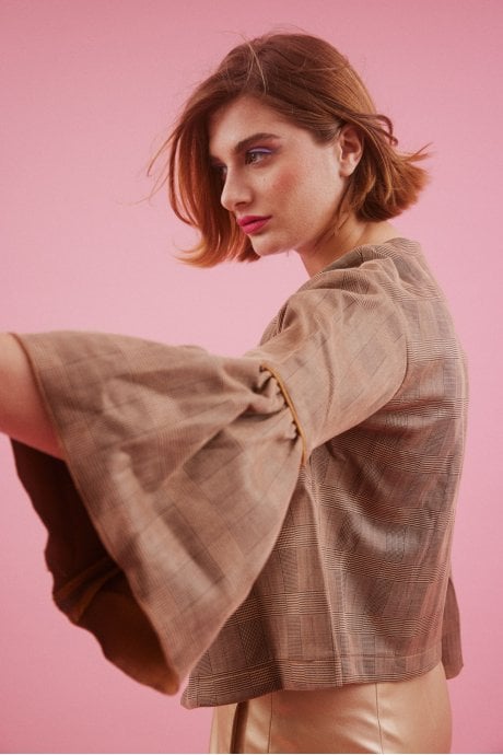 Mocha Luxury Faux Suede Jacket