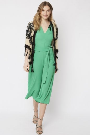 Mocha Silk Devore Jacket