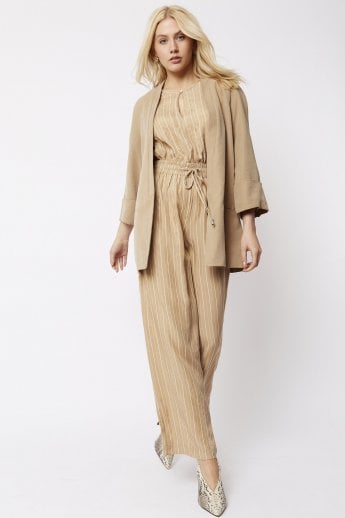 Mocha Tailored Kimono Jacket