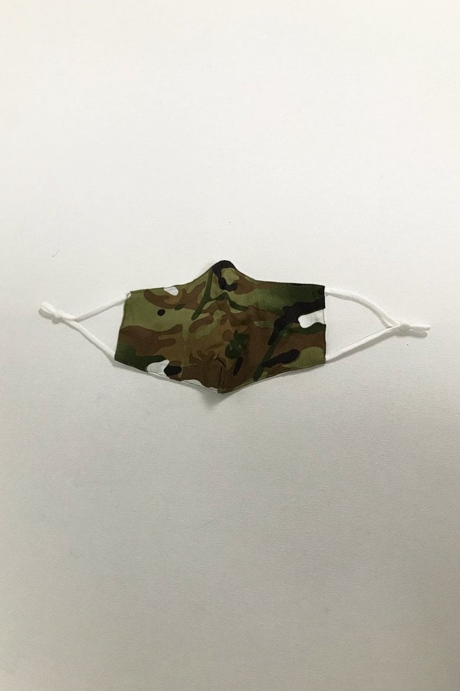 JAYLEY Mocha Unisex Reusable Fashion Face Masks in Camouflage