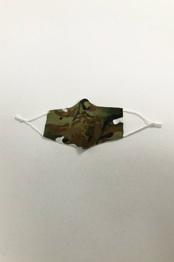 Mocha Unisex Reusable Fashion Face Masks in Camouflage