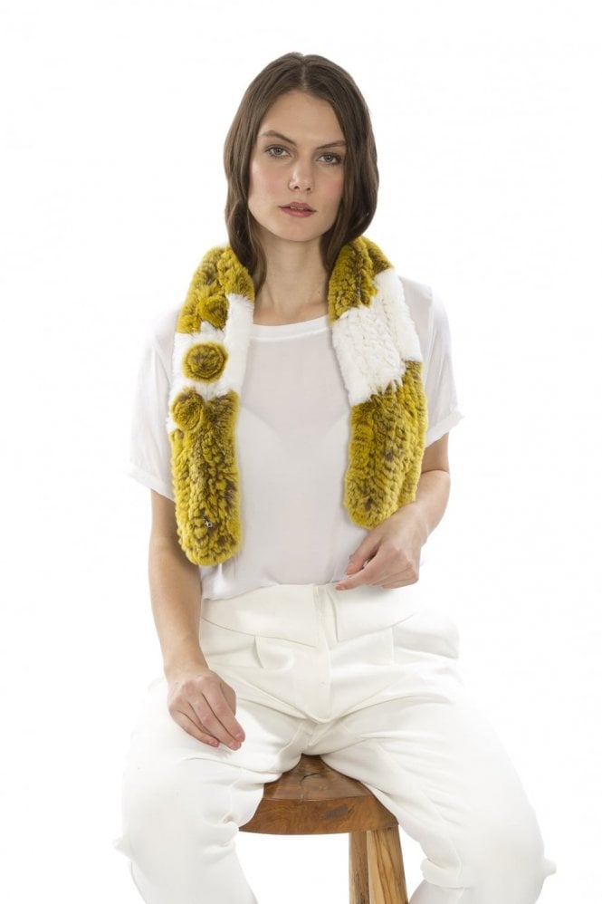 JAYLEY Multi Coney Fur Scarf