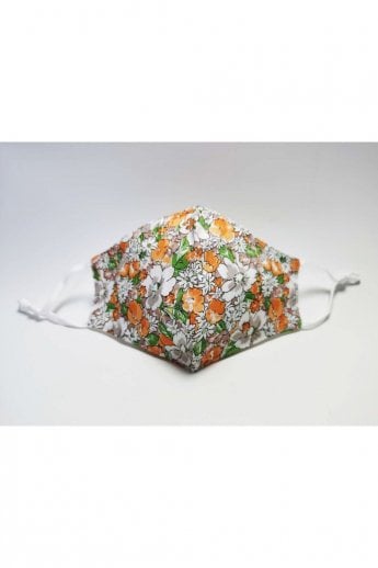 Orange Reusable Cotton Fashion Face Mask