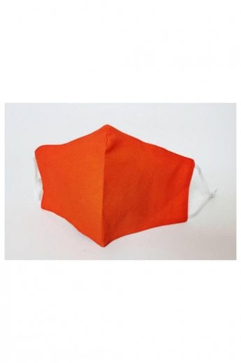 Orange Unisex Fashion Face Mask with Filter Pocket