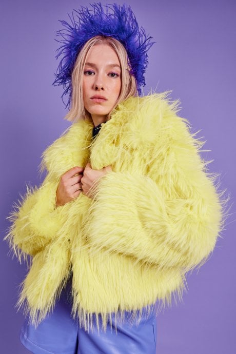 Ostrich Feather Headband