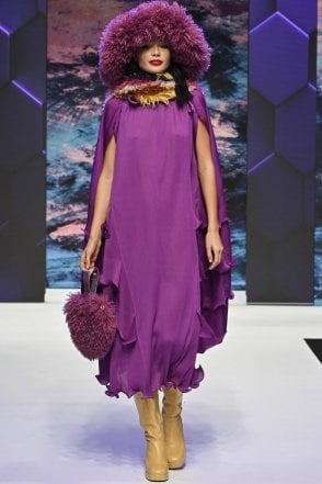 Oversized Bamboo Fur Hat