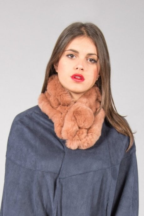 Pink Belllringer Coney Fur Scarf