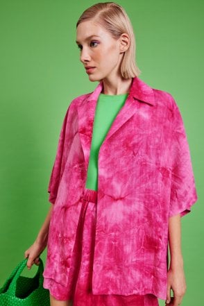 Pink Love Herb Overshirt Shirt
