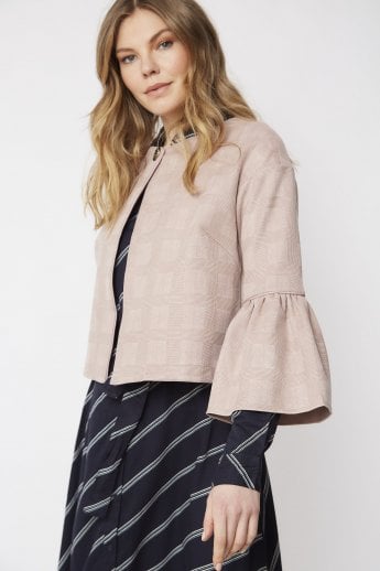 Pink Luxury Faux Suede Jacket
