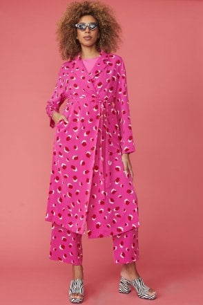 Pink Silk Blend Sorrento Maxi Dress