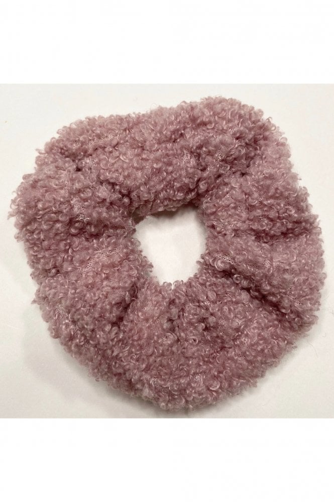 JAYLEY Pink Tina Shearling Scrunchie