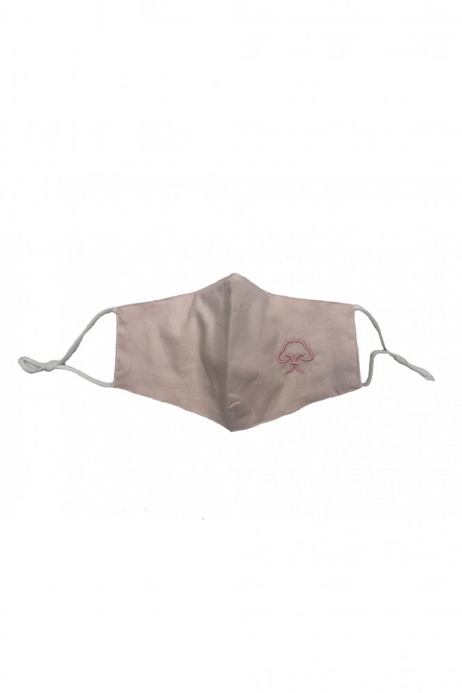 JAYLEY Pink Unisex Reusable Fashion Cotton Face Mask with Embroidery