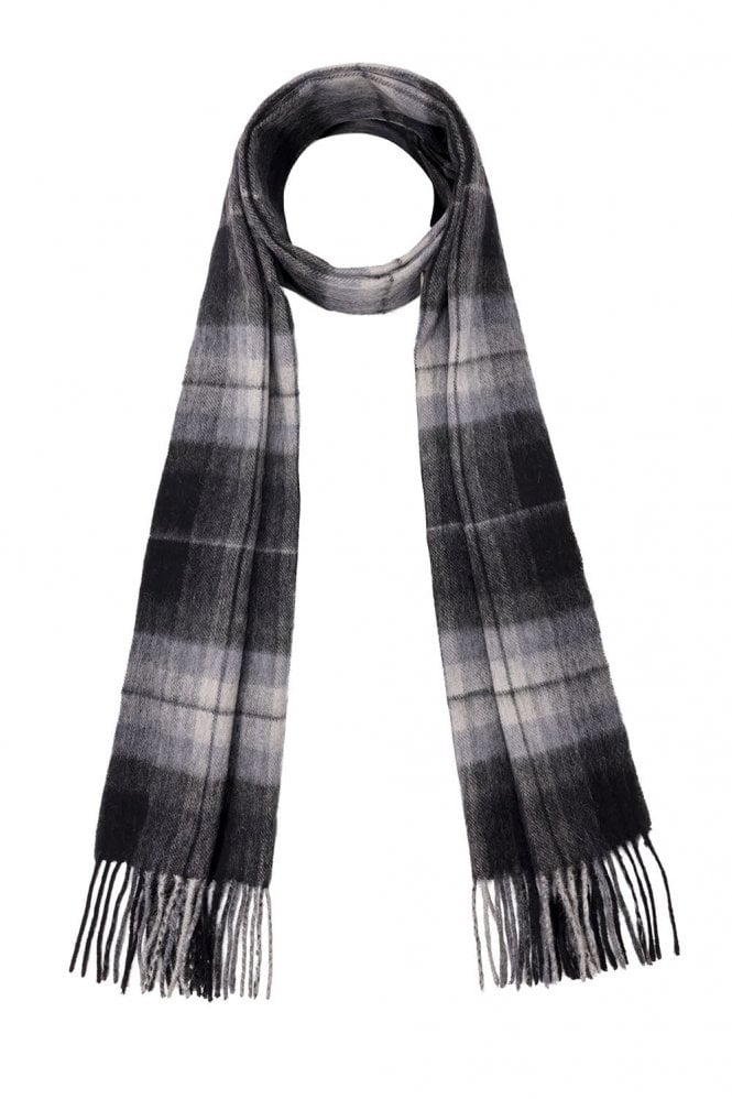 JAYLEY Pure Lambswool Checked Scarf
