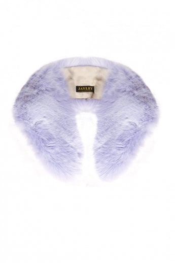 Purple Faux Fur Collar