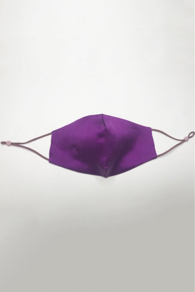 JAYLEY Purple Handmade 100% Mulberry Silk Adults Face Mask
