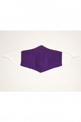 Purple Reusable Cotton Fashion Face Mask with Filter Pocket