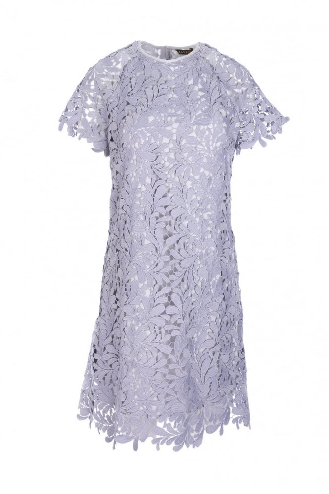 JAYLEY Purple Vintage Lace Dress