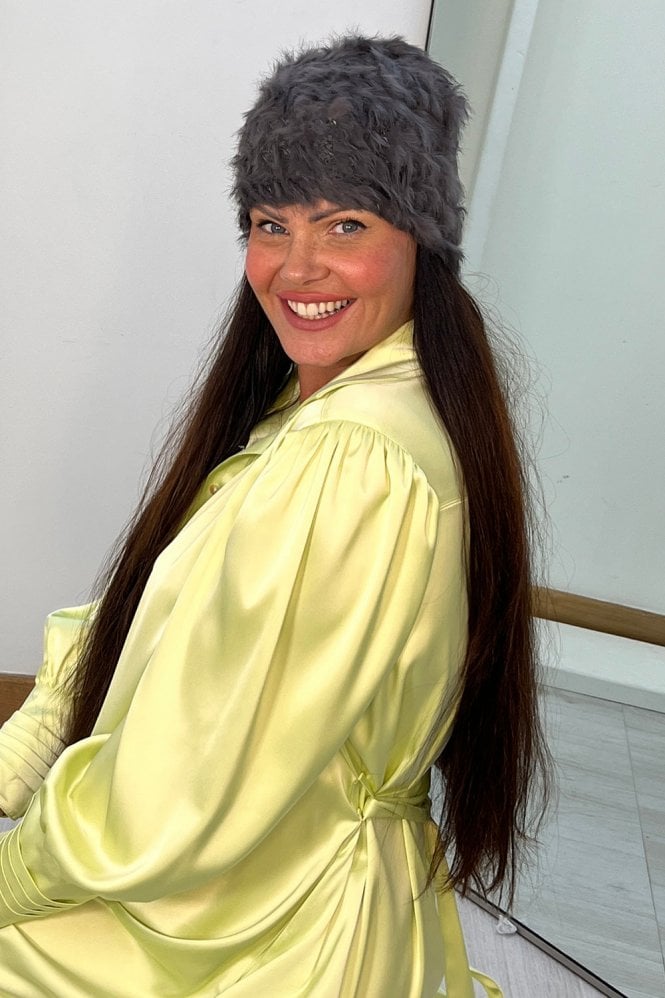 JAYLEY Rabbit Fur Hat