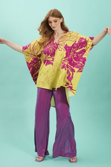Rayon Blend Sienna Floral Kimono