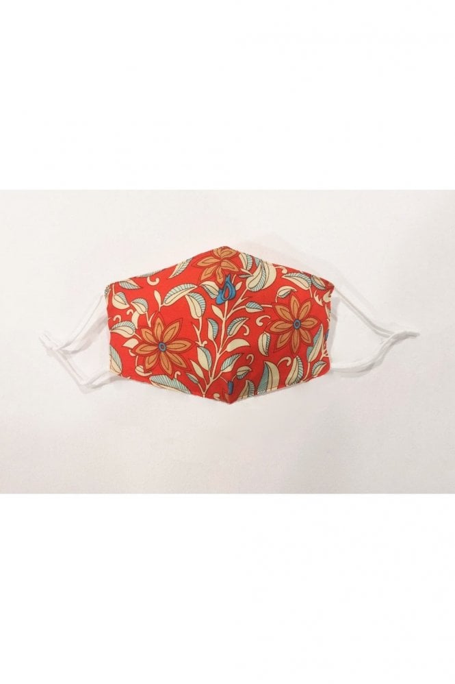 JAYLEY Red Reusable Cotton Fashion Face Mask