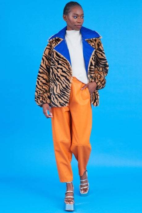 Reversible Animal Print Jacket