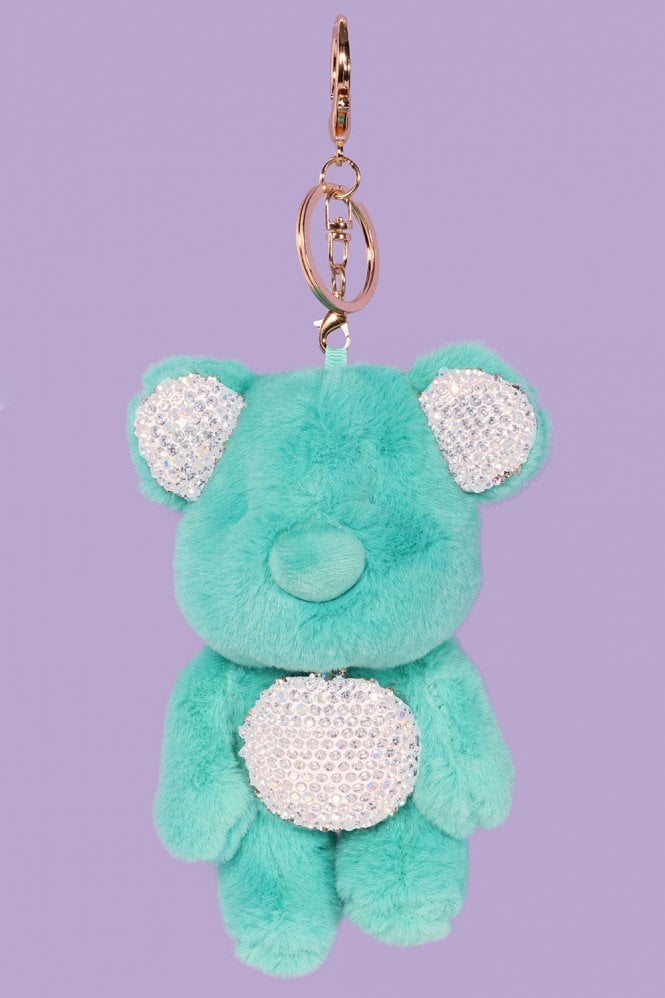 JAYLEY Rhinestone Teddy Keyring