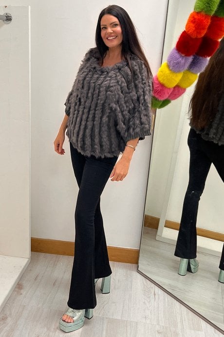 Ribbed Fur Jumper