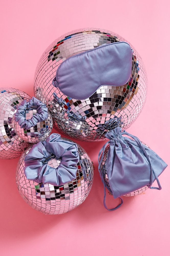 JAYLEY Silk Blend Face Eye Mask Scrunchie Set