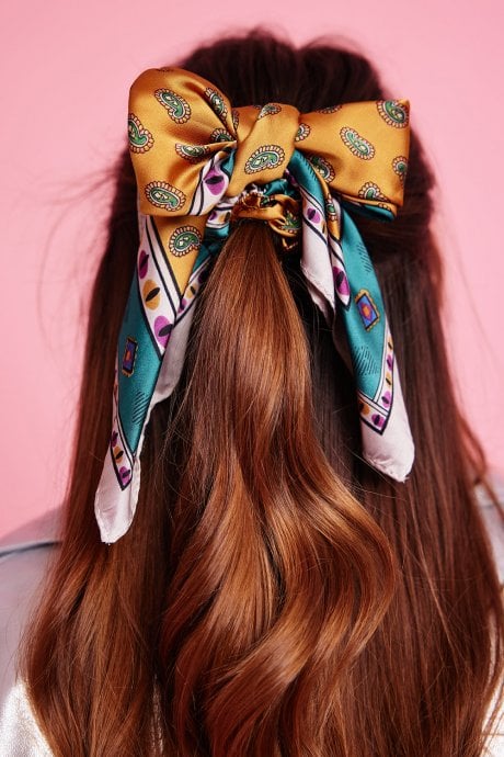Silk Blend Hair Scarf
