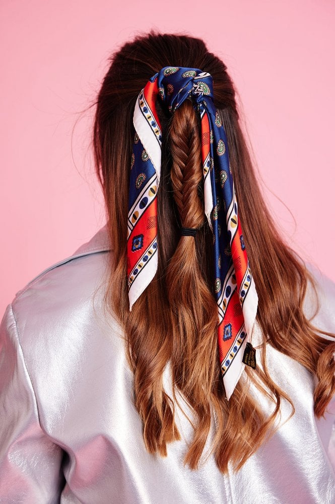 JAYLEY Silk Blend Hair Scarf
