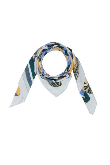 Silk Blend Hand Stitched Edge Scarf