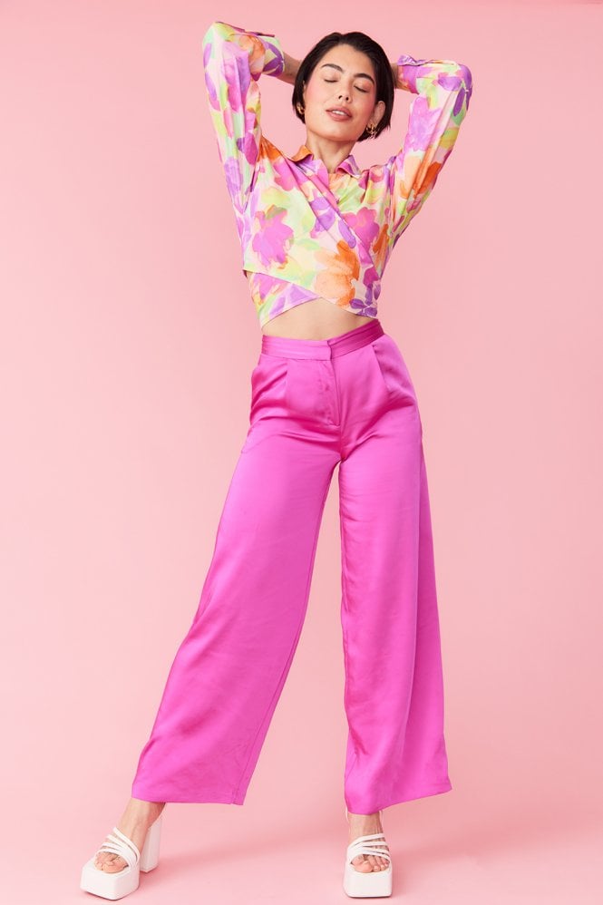 JAYLEY Sustainable Rose Petal Blouse
