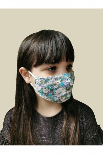 Teal Reusable Cotton Fashion Face Mask