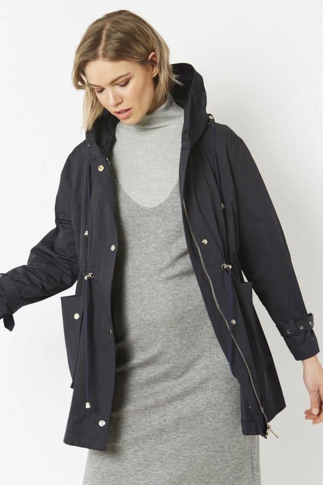 JAYLEY Three in One Parka Coat with Faux Fur Trim