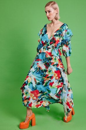 Tuscany Floral Maxi Dress