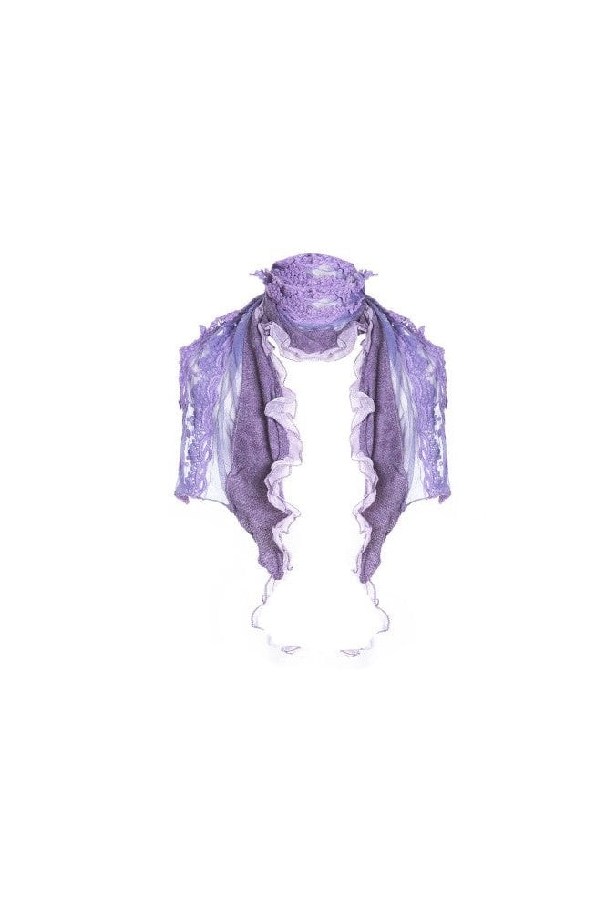 JAYLEY Vintage Lace Knit Scarf